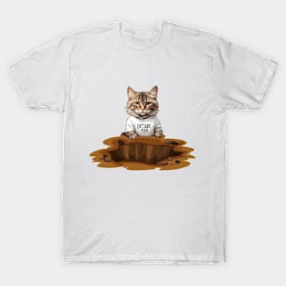 "Cattitude on Fleek." T-Shirt